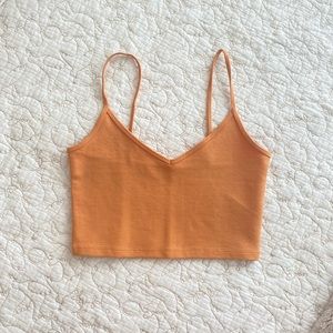 Sunday Best Orange Crop Top